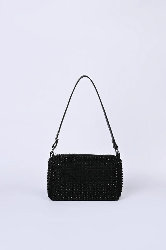 STUDDED MINI BAG WITH CHAIN