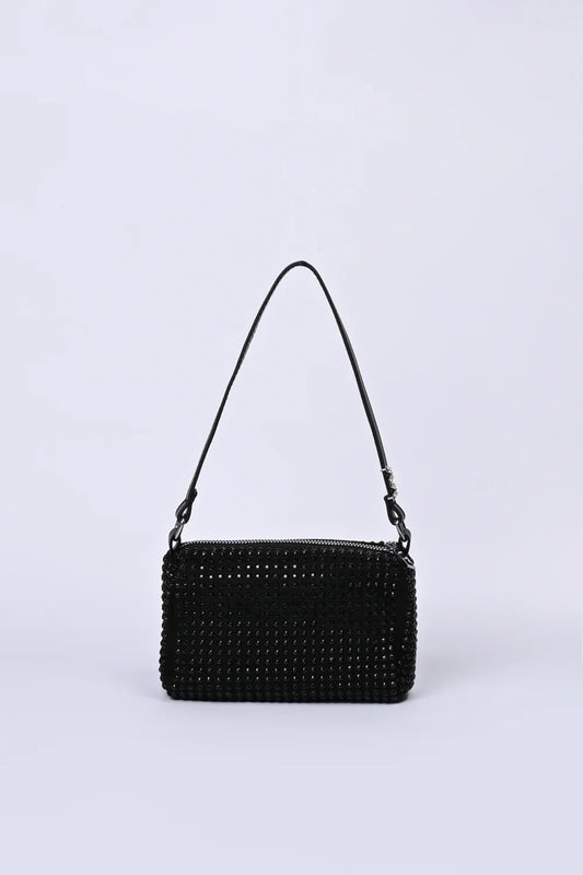 STUDDED MINI BAG WITH CHAIN